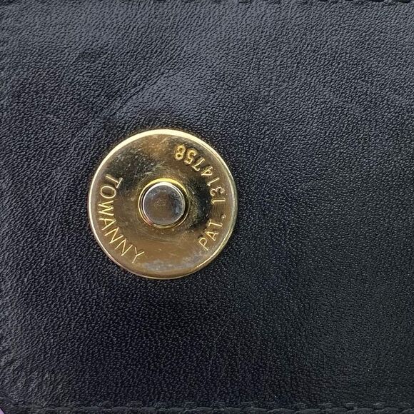 Yves Saint Laurant (YSL) Black Leather Clutch w/COA. EUC! - Picture 13 of 16